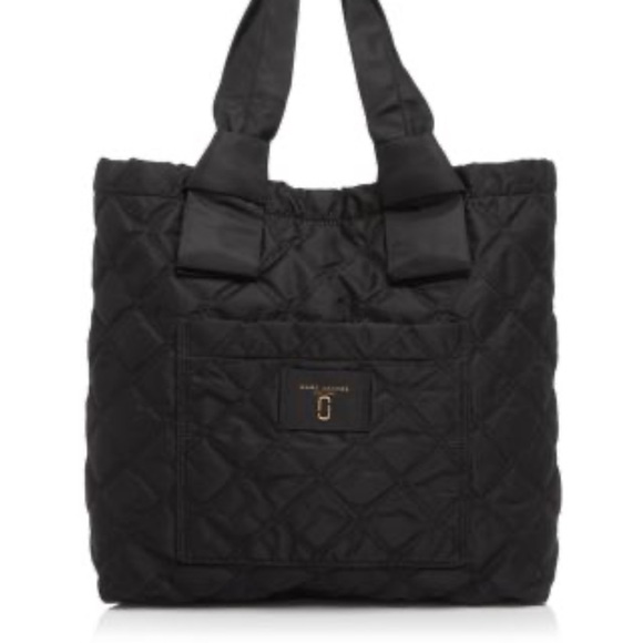 Marc Jacobs Knot Black Quilted Tote Bag - Picture 1 of 4